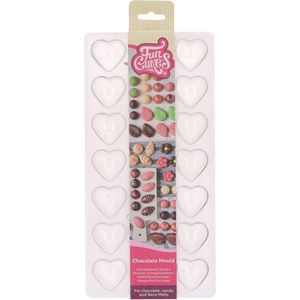 FunCakes Chocolade Mal - Hart - Transparant - Chocolade Vorm