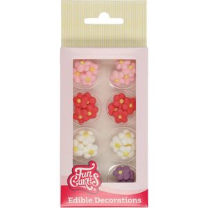 FunCakes Suikerdecoraties - Kleine Bloemen - 32 Stuks - Eetbare Taartdecoratie
