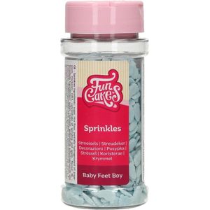 FunCakes Suikerdecoraties - Babyvoetjes Jongen - 55g - Eetbare Taartdecoratie