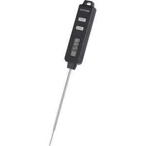 Brauch TP500 - Thermometer - Keukenthermometer - RVS - Voedsel Melk, Vlees, BBQ, Water, Zwart - Oven