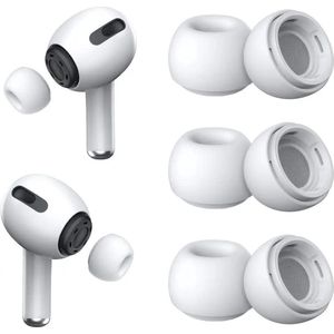 Oordopjes geschikt voor Apple Airpods Pro 1/2 - Vervanging Tips in maat Medium - 3 Paar - KELERINO.