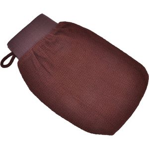 KELERINO. Kessa Scrub Handschoen - Washandje - Kessa Glove - Hammam - Bruin