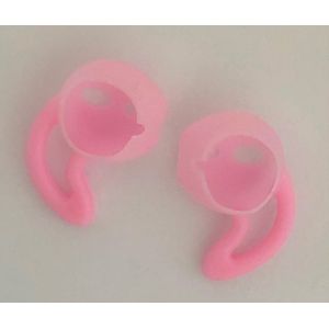 KELERINO. Anti-slip siliconen earhooks / earhoox / oorhaken geschikt voor Airpods 1 & 2 - Roze