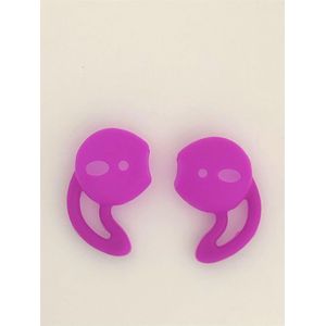KELERINO. Anti-slip siliconen earhooks / earhoox / oorhaken geschikt voor Airpods 1 & 2 - Paars