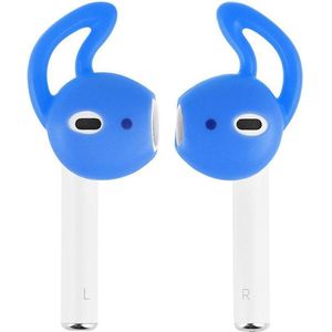 KELERINO. Anti-slip siliconen earhooks / earhoox / oorhaken geschikt voor Airpods 1 & 2 - Lichtblauw