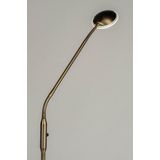 Lumidora Vloerlamp 73195 - INDIA - Ingebouwd LED - 5.0 Watt - 450 Lumen - 2700 Kelvin - Brons - Metaal - Met dimmer