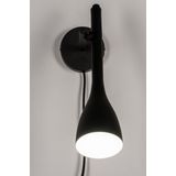 Lumidora Wandlamp 73962 - GU10 - Zwart - Metaal