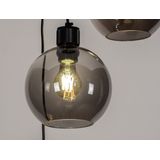 Lumidora Hanglamp 74036 - 3 Lichts - E27 - Zwart - Grijs - Metaal - 37 cm