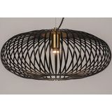 Lumidora Hanglamp 74245 - E27 - Zwart - Messing - Metaal - 50 cm