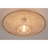 Lumidora Plafondlamp 74328 Plafonniere JOAH E27 Bruin Beige Naturel Riet ⌀ 50