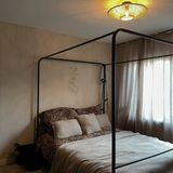 Lumidora Plafondlamp 74328 Plafonniere JOAH E27 Bruin Beige Naturel Riet ⌀ 50