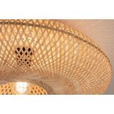 Rotan Plafondlamp - Natuur - 50 cm - Handgemaakt