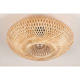 Rotan - Plafondlamp - Natuurlijk - Handgemaakt - Diameter 40 cm