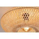 Rotan - Plafondlamp - Natuurlijk - Handgemaakt - Diameter 40 cm