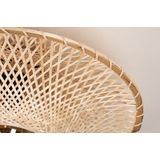 Riet - Rotan Plafondlamp - Natuurkleur - Handgemaakt - Diameter 40 cm