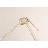 Beige - Verstelbare Wandlamp - Knikarm - Jute Snoer