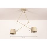 Verstelbare - Plafondlamp - Zandkleur - Verstelbare Knikarmen