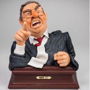 Advocaat - Prove - it - Guillermo Forchino - beeldje - borstbeeld