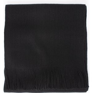 Zwarte Sjaal - Raschel Sjaal - 100% Acryl Sjaal - Warme sjaal