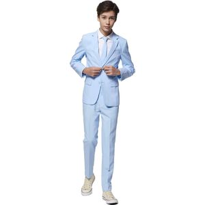 OppoSuits - Cool Blue - Pak - Lichtblauw - Slim Fit