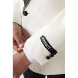 Smokingjasje - Gebroken Wit - 100% Polyester - Slim Fit