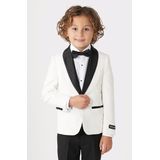 Smokingjasje - Gebroken Wit - 100% Polyester - Slim Fit