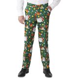 Suitmeister - Kerstpak - Groen - Slim Fit - Jasje, Broek, Stropdas