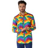 OppoSuits - Zig Zag Rainbow - Overhemd - Heren