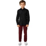 Overhemd - Zwart - Katoen/Polyester - Moderne Fit