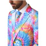 Carnaval MR. TIE DYE Carnaval OppoSuits - Licht Blauw - Maat 52 - Carnaval