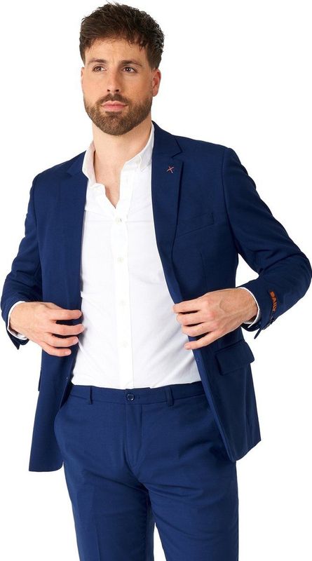 OppoSuits - Daily Blue - Pantalon - Blauw - 70% Polyester, 27% Viscose, 3% Elastaan