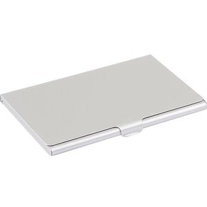 Go Go Gadget - Robuuste Aluminium Creditcard-/Pasjes-/Visitekaartjes-Houder - Zilver Case - Portemonnee
