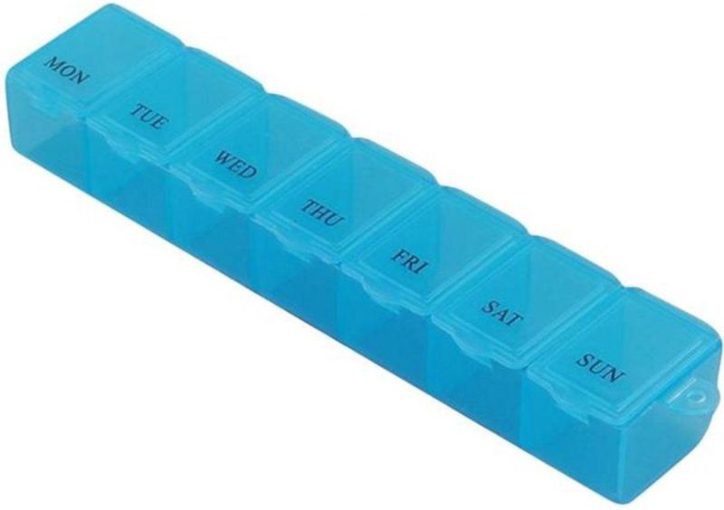 Go Go Gadget - Pillendoos - Blauw - 7 Dagen