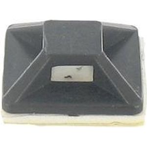Go Go Gadget - : ""50 Stk. Zelfklevende Plakzadels - Kabel Plakvoet voor Tyraps & Kabelbinders - 20x20mm Voetstuk | van Heble®