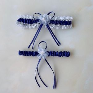 Go Go Gadget - ""Bruiloftslingerie \- Kousenband \- Stretch \- Blauw