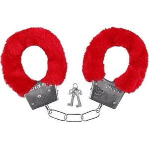 Go Go Gadget - Pluche handboeien - bdsm - beginner - erotische speeltjes - Rood