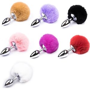 Go Go Gadget - Bunny Tail - ButtPlug - Fluffy Konijnenstaart - Sex Speeltjes - Random kleur