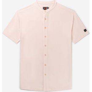 AB Lifestyle - Button Up Short-Sleeve - EXTRA SLIMFIT | Barely Pink - Heren - Maat: S
