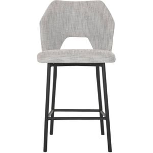 MUST Living Counter chair Bloom,100x54x57 cm, polaris light grey, seat height 65 cm