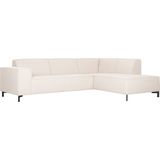 MUST Living Corner sofa Sky right, Teddy Ecru,78x265x197 cm, Right, Ecru