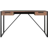 DTP Home Writing desk Cosmo, 2 drawers,76x140x60 cm, recycled teakwood