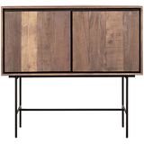 24Designs Metropole Dressoir Klein - B100 X D45 X H95 Cm - Teakhout