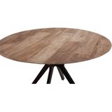 DTP Home Dining table Metropole round,78xØ130 cm, recycled teakwood