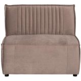 MUST Living Sofa element Rally without arms,76x88x92 cm, velvet taupe