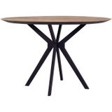 DTP Home Counter table Metropole round,90xØ140 cm, recycled teakwood
