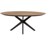 DTP Home Coffee table Metropole round,38xØ90 cm, recycled teakwood