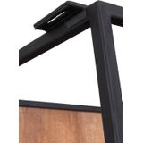 DTP Home TV wall element hanging rack Cosmo,43x180x40 cm, recycled teakwood