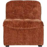 MUST Living Lounge chair Liberty,75x67x85 cm, glamour cinnamon