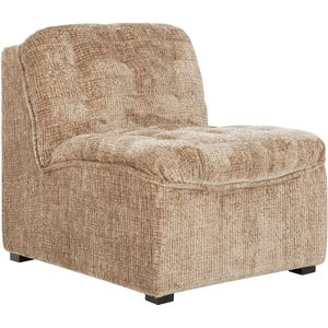 MUST Living Lounge chair Liberty,75x67x85 cm, glamour sand