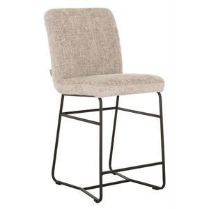 MUST Living Counter chair Zola,104x45x55 cm, glossy sand